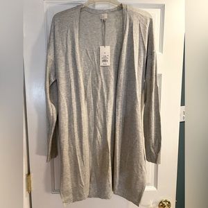 A New Day Women’s Medium Long Open Front Cardigan